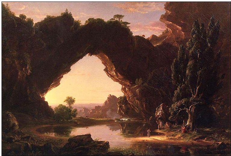 Landscape oil painting