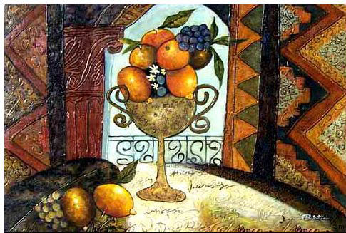 Cuisine oil painting