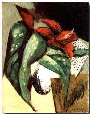 Abstract oil painting