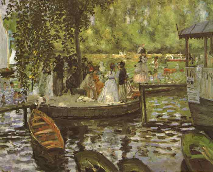Oil painting for sale:La Grenouillere, 1869