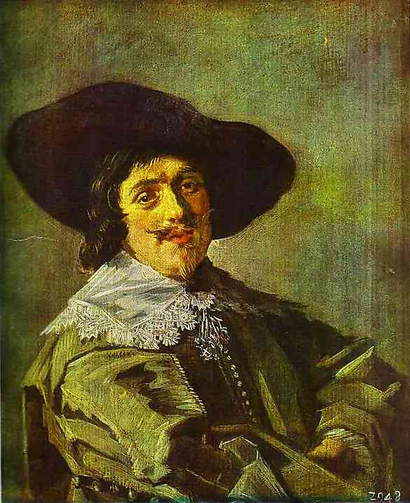 Oil painting:Portrait of Young Man in a Yellowish Grey Coat. c. 1635