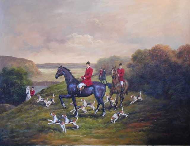 Oil painting for sale:horses-019