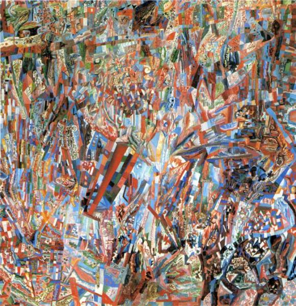 Oil painting:Formula of Spring. 1920