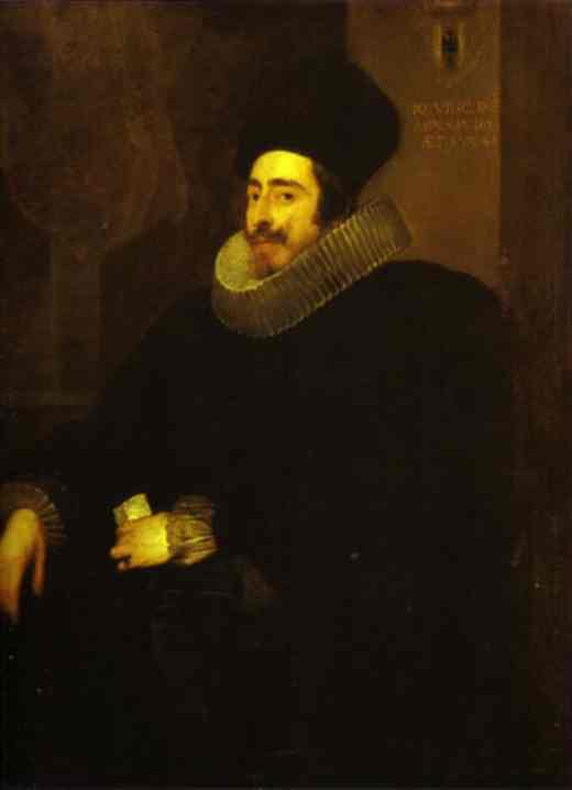Oil painting:Portrait of Giovanni Vincenzo Imperiale. 1625