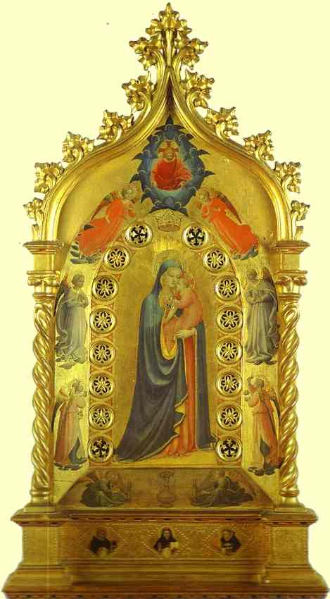 Oil painting:Madonna and Child. After 1433