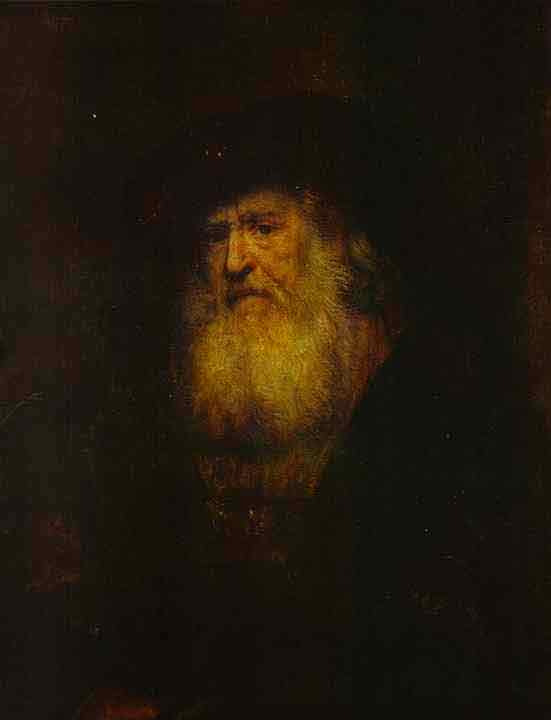 Portrait of a Bearded Man in Black Beret. c.1654
