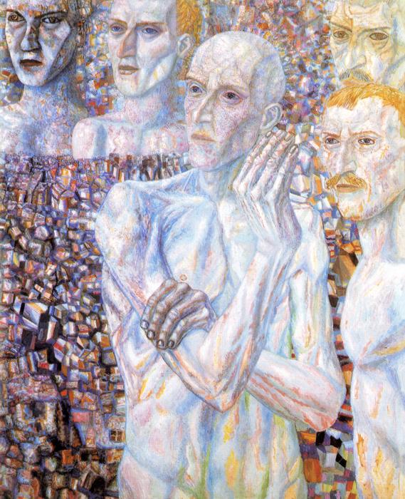 Oil painting:Faces. 1940