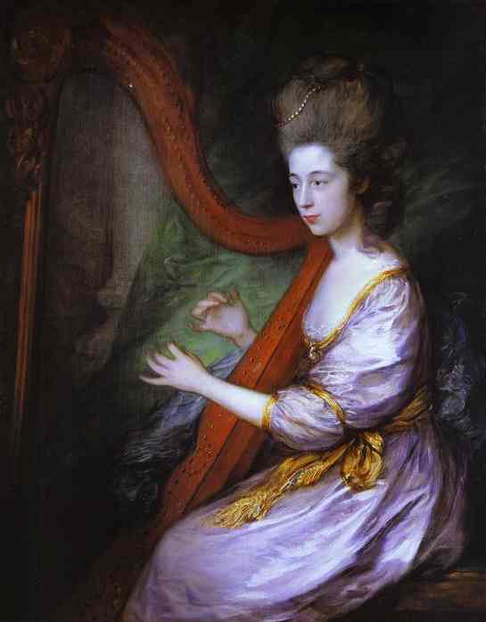 Oil painting:Louisa, Lady Clarges. 1778