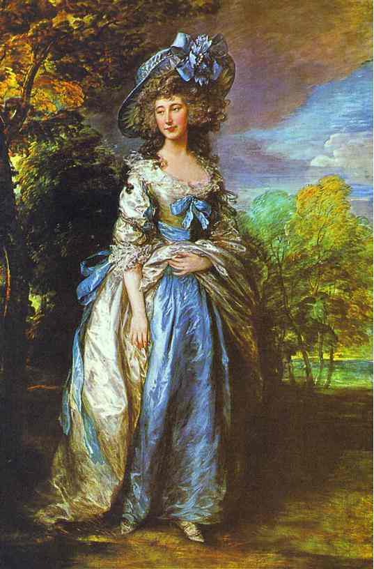 Oil painting:Sophia Charlotte, Lady Sheffield. 1785
