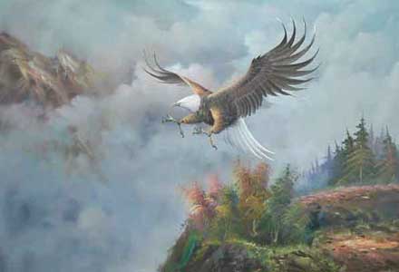 Oil painting for sale:birds-025