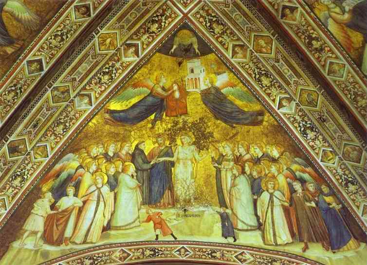 Oil painting:Allegory of Poverty. 1316