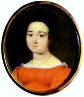 Oil painting:Portrait of Princess Maria Dolgorukova. 1820