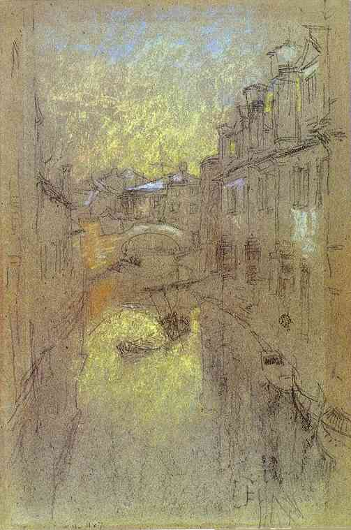 Oil painting:Winter Evening. 1880