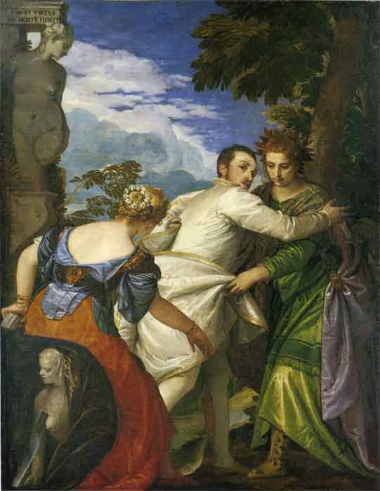 Oil painting for sale:Allegory of Virtue and Vice, 1580