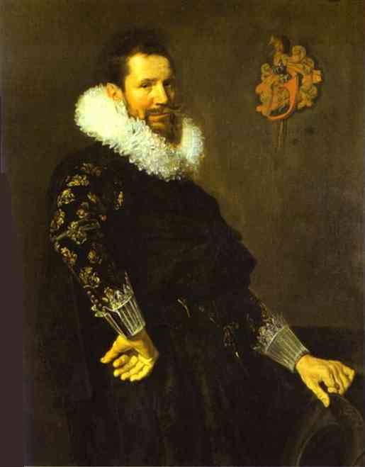 Oil painting:Portrait of Paulus Van Beresteyn. c. 1629