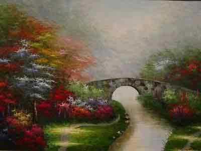 Italy Cottages Landscapes oil painting