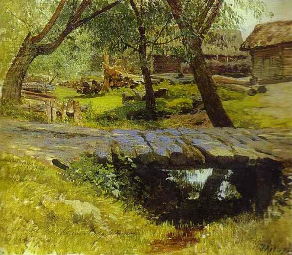 Footbridge, Savvina, Sloboda