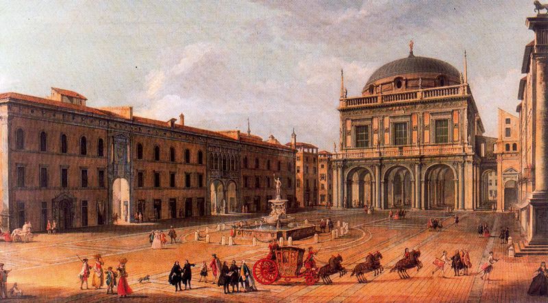 Piazza della Loggia in Brescia