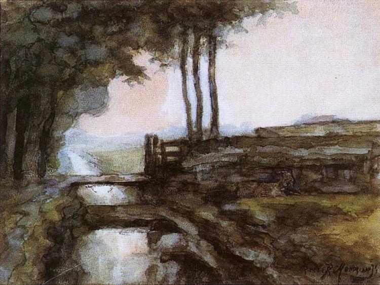 Landscape with Ditch