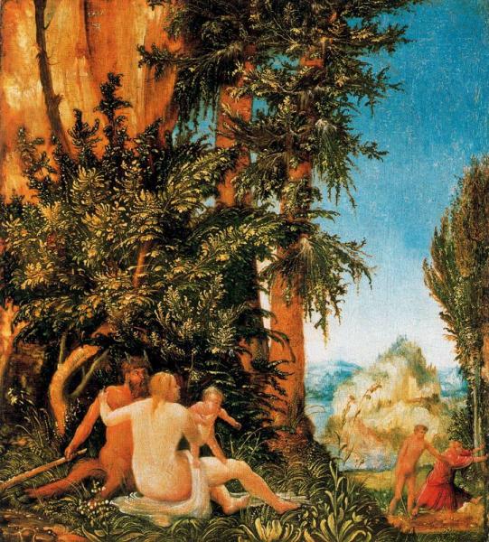 Landscape with Satyr Family