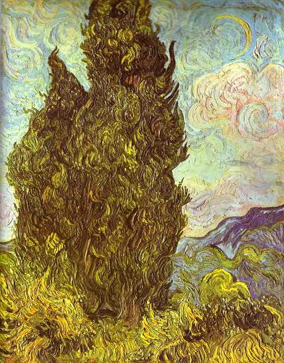 Two Cypresses, Saint-Remy