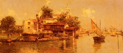 A Boathouse In Venice