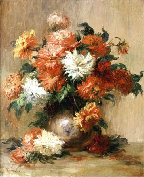 Still Life with Dahlias