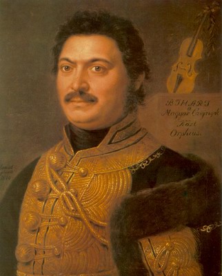 Portrait of Janos Bihari, Composer and Gipsy Virtuoso