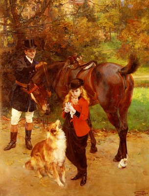 La Petite Amazone, the little horsewoman