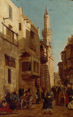 A Bustling Cairo Street
