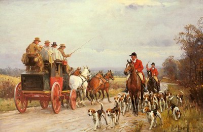 A Hunt Passing A Coach