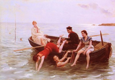 Les Baigneuses, bathers