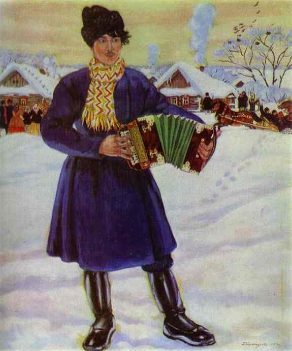 Pancake Tuesday in a Village./Maslenitsa in a Village. 1916