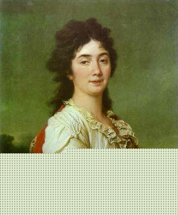 Portrait of Countess A. S. Protasova. 1790
