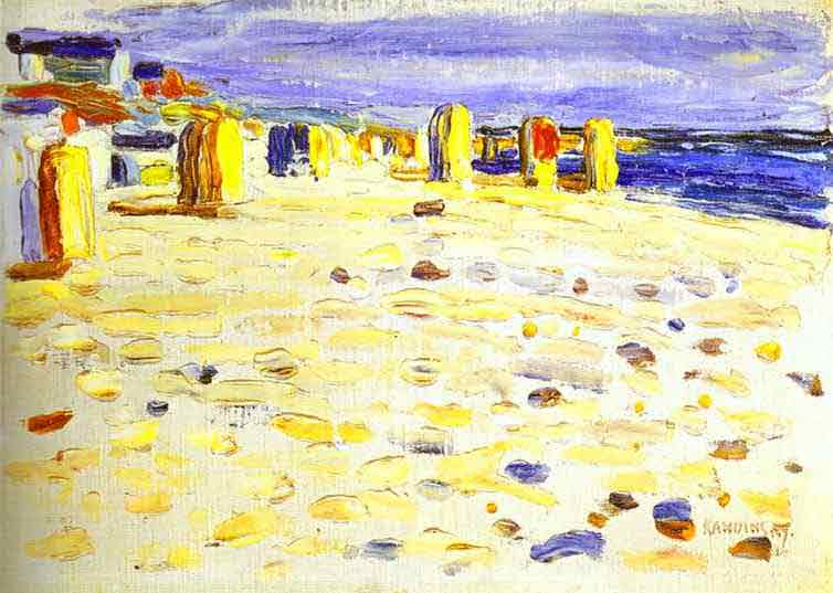 Beach Baskets in Holland. 1904