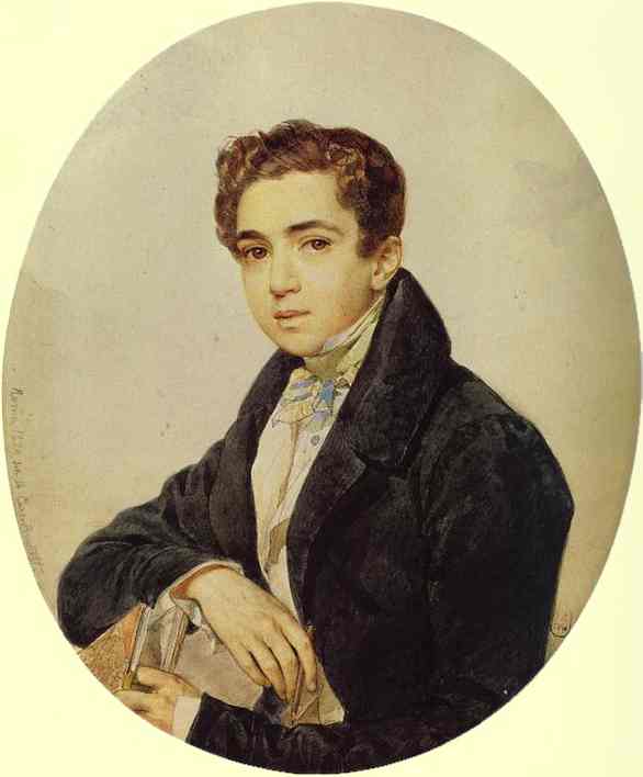 Portrait of the Artist Prince G. G. Gagarin. 1829