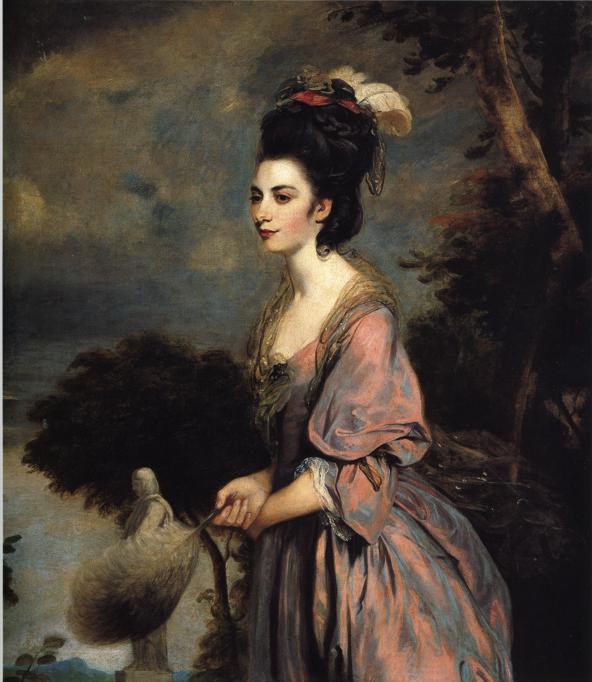 Oil painting:Mrs Richard Crofts. 1775