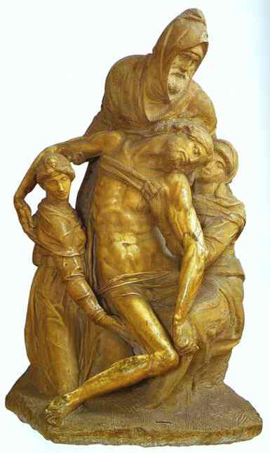 Oil painting: Pieta. c.1550