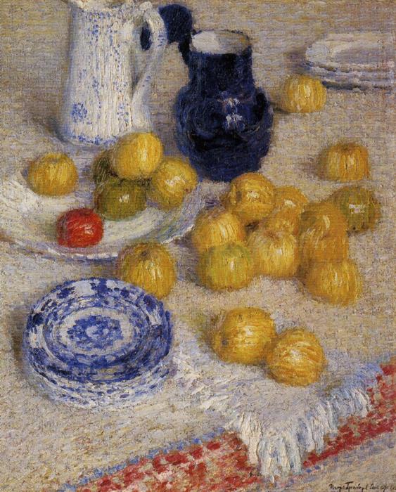 Oil painting:Apples. 1905