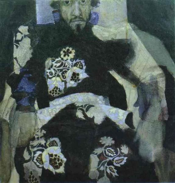Oil painting:A Man in a Russian Old-Style Costume. 1886