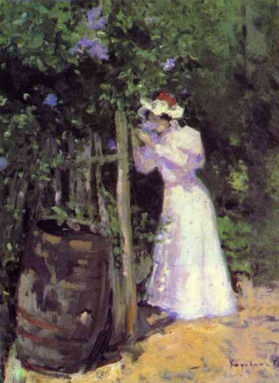 Oil painting: Summertime. 1895