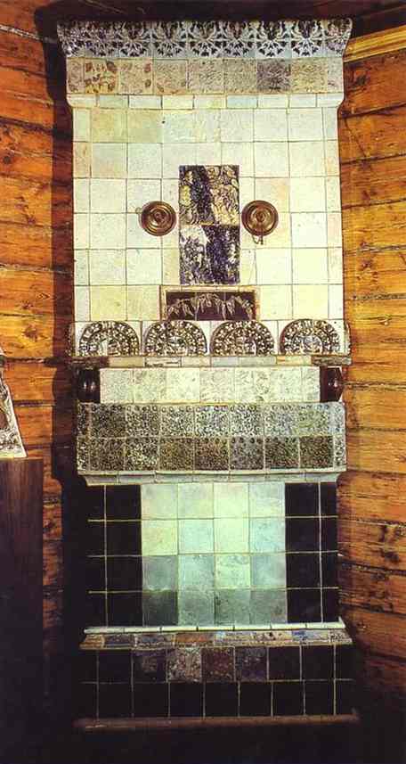 Oil painting:Tile Stove.