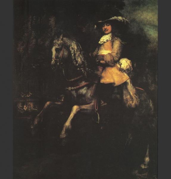 Frederick Rihel on Horseback