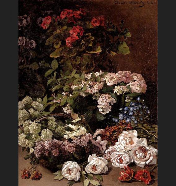 Monet Spring Flowers