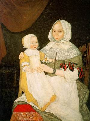Mrs. Elizabeth Freake and Baby Mary 1671-74
