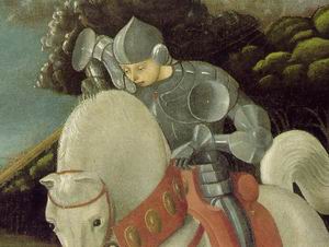 Saint George and the Dragon (detail) c. 1455-60