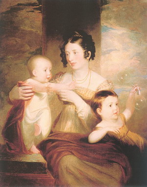Lucretia Morse & her Children 1824