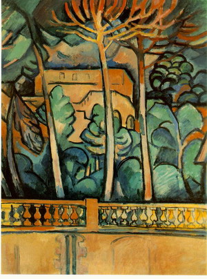 Terrace of Hotel Mistral 1907