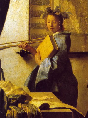 The Art of Painting(Detail of the Model) c. 1666-1673