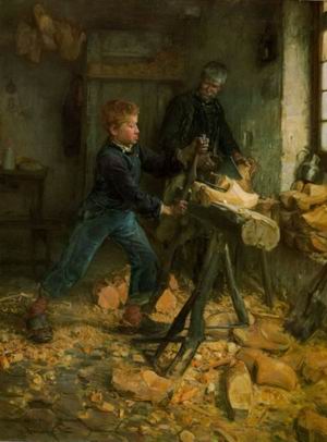 The Young Sabot Maker 1895